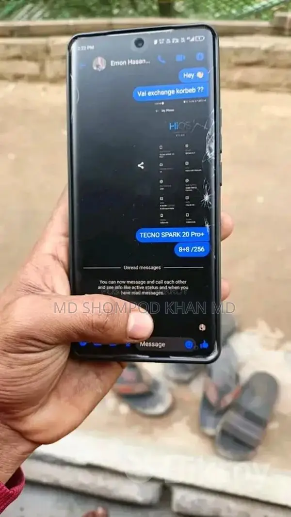 Tecno Spark 20 Pro+ ভালো (Used)
