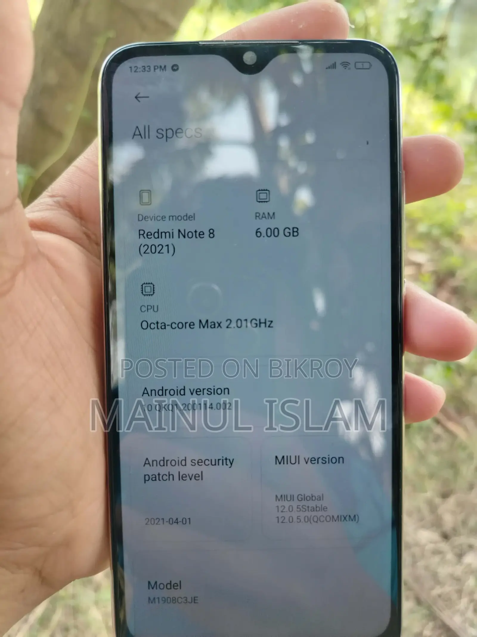 Xiaomi Redmi Note 8 (Used)