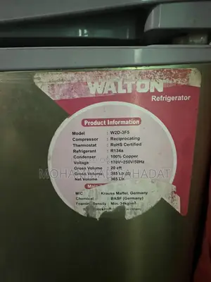Walton 20 Cft 365 Liter Fridge