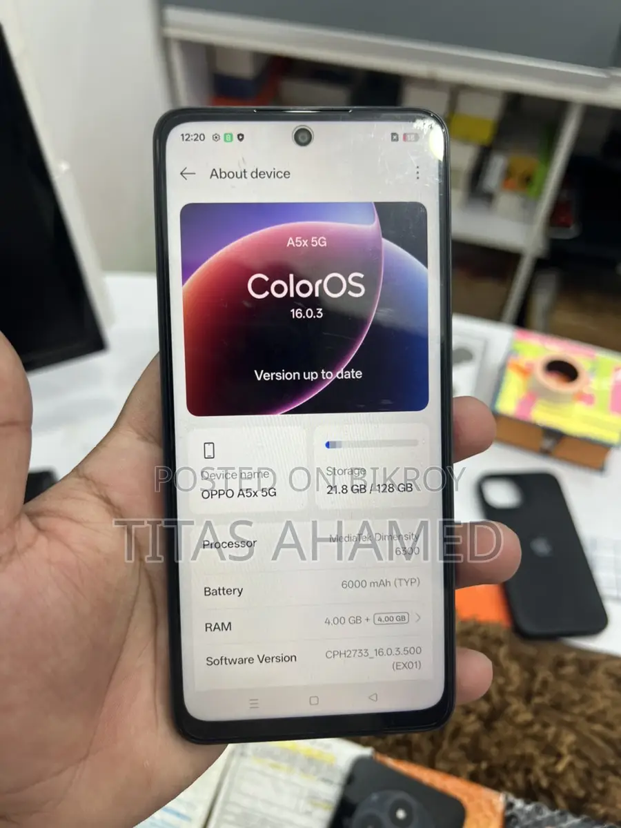 OPPO A5x 4+4/128 (Used)