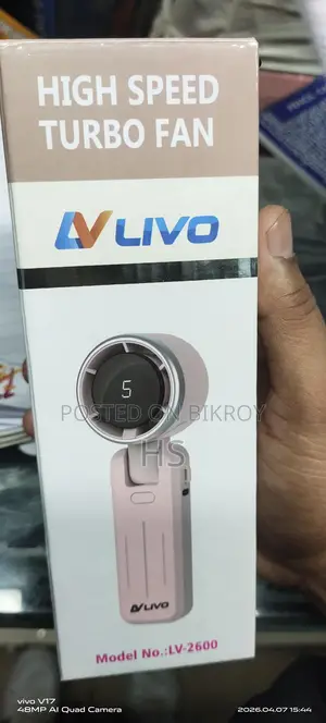 Livo Double Battery Mini Highspeed Fan