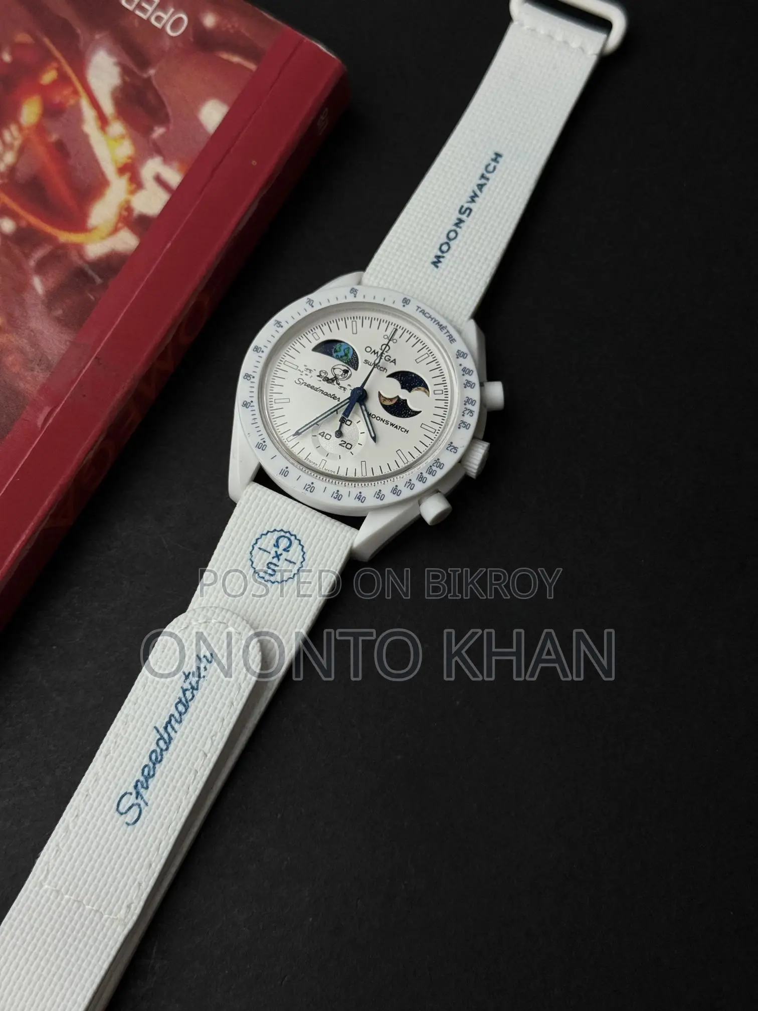 Iconic Omega MoonSwatch. The lightest watch on Earth.