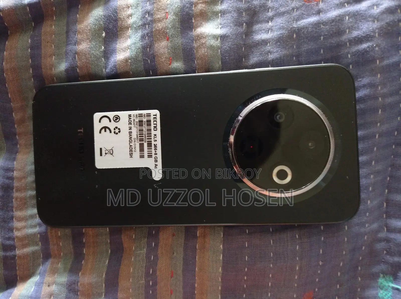Tecno Spark 30c 8/256 (Used)
