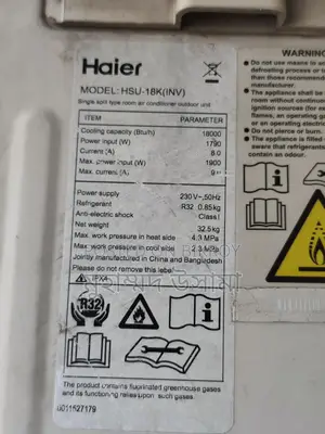Haier 1.5 Ton Invartor