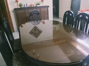 সেগুন কাঠের ডাইনিং টেবিল ৬ পিচ ক্লাস টেন মিলি