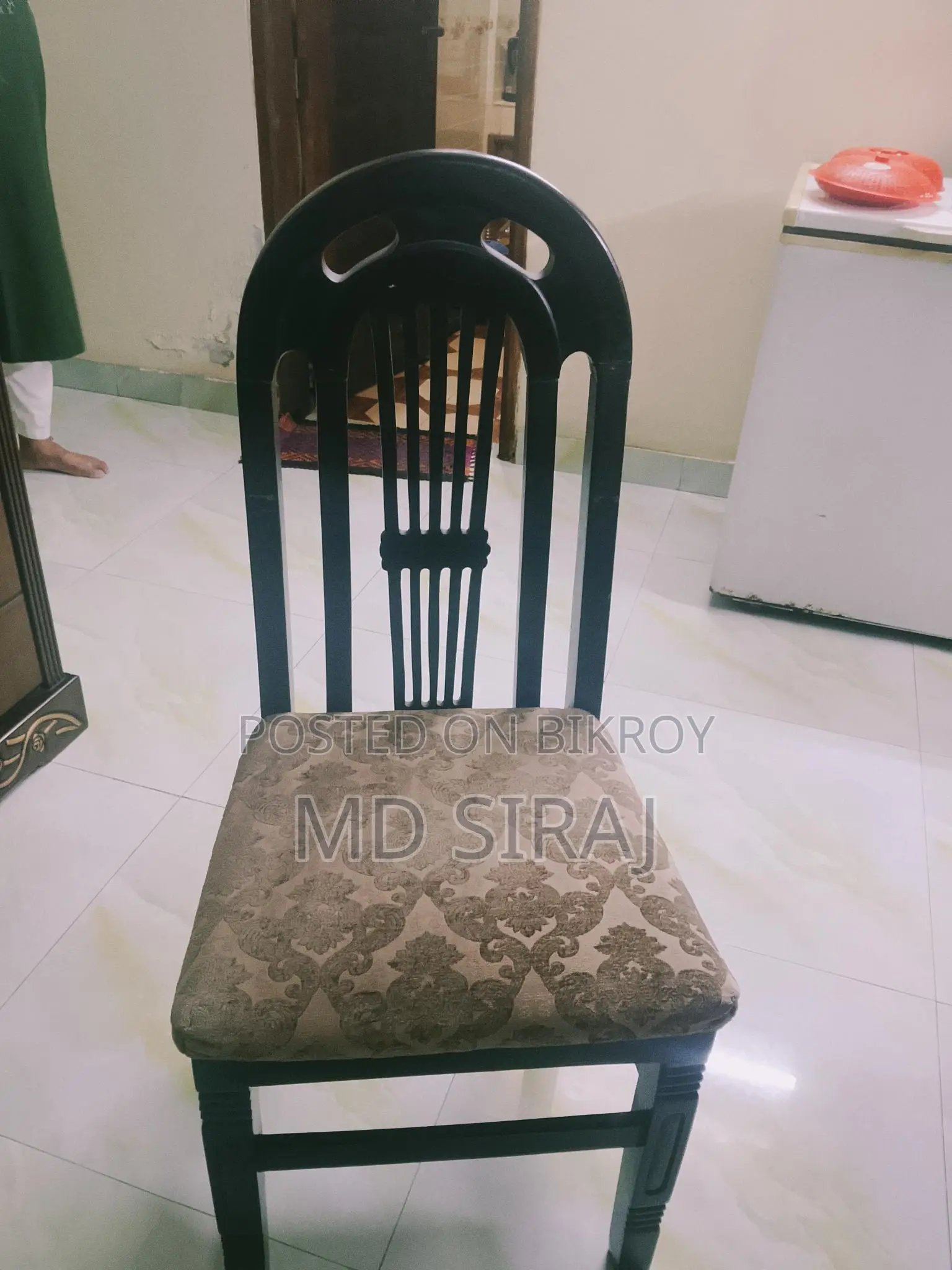 সেগুন কাঠের ডাইনিং টেবিল ৬ পিচ ক্লাস টেন মিলি
