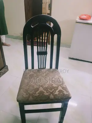 সেগুন কাঠের ডাইনিং টেবিল ৬ পিচ ক্লাস টেন মিলি