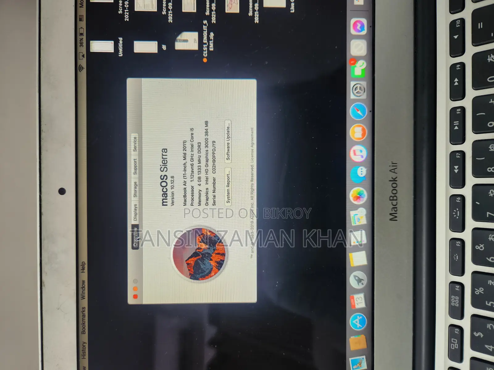 Macbook Air/ Core I5