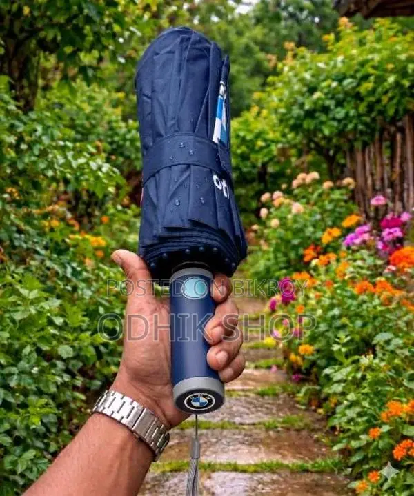 16 Shik Auto Open Close BMW Umbrella with 3 Sticks
