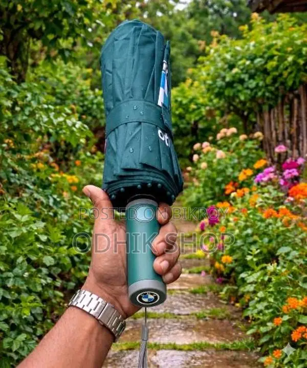 16 Shik Auto Open Close BMW Umbrella with 3 Sticks