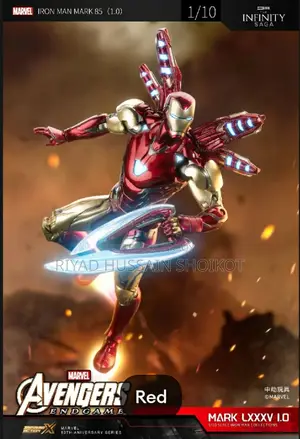 Iron Man MK85 Action Figure LED 7"