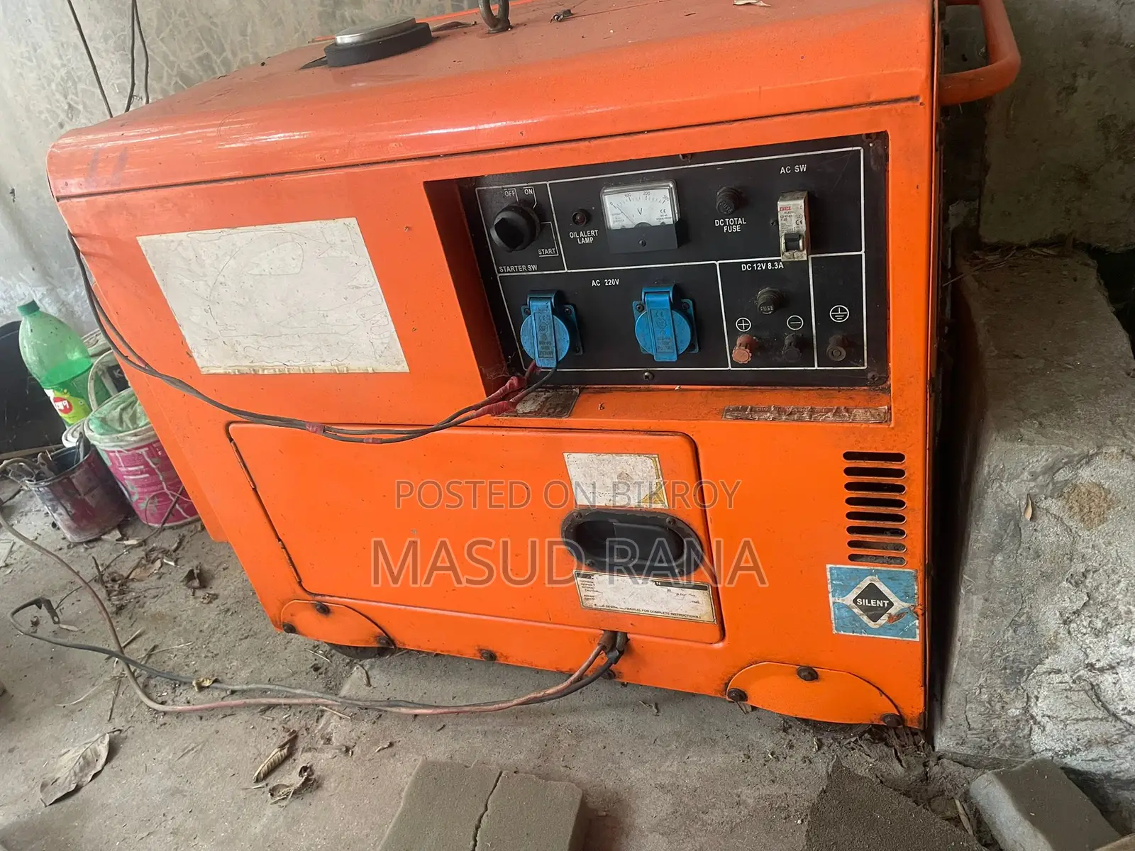 Used 5kW Silent Diesel Generator