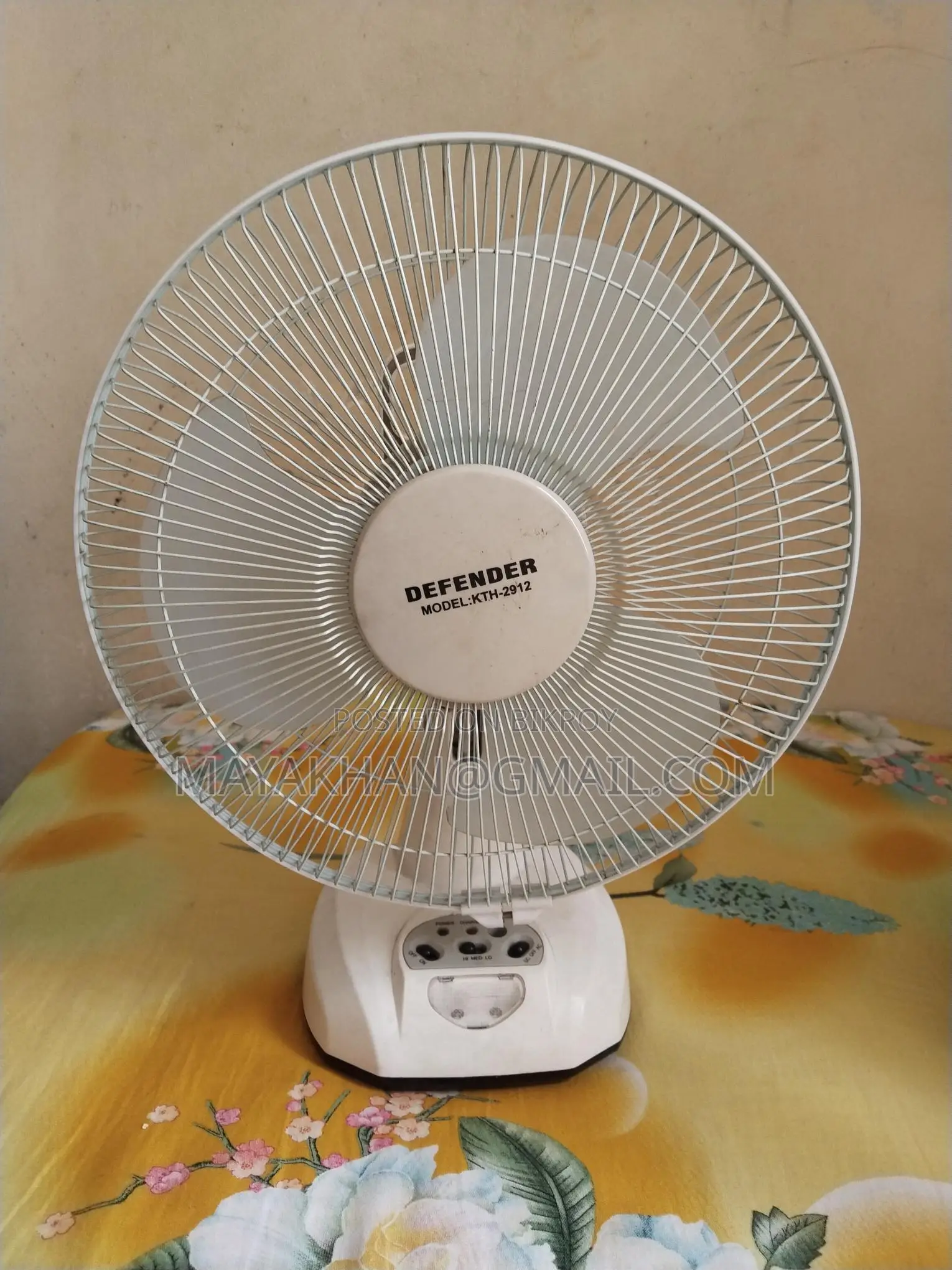 AC/DC Rechargeable Fan