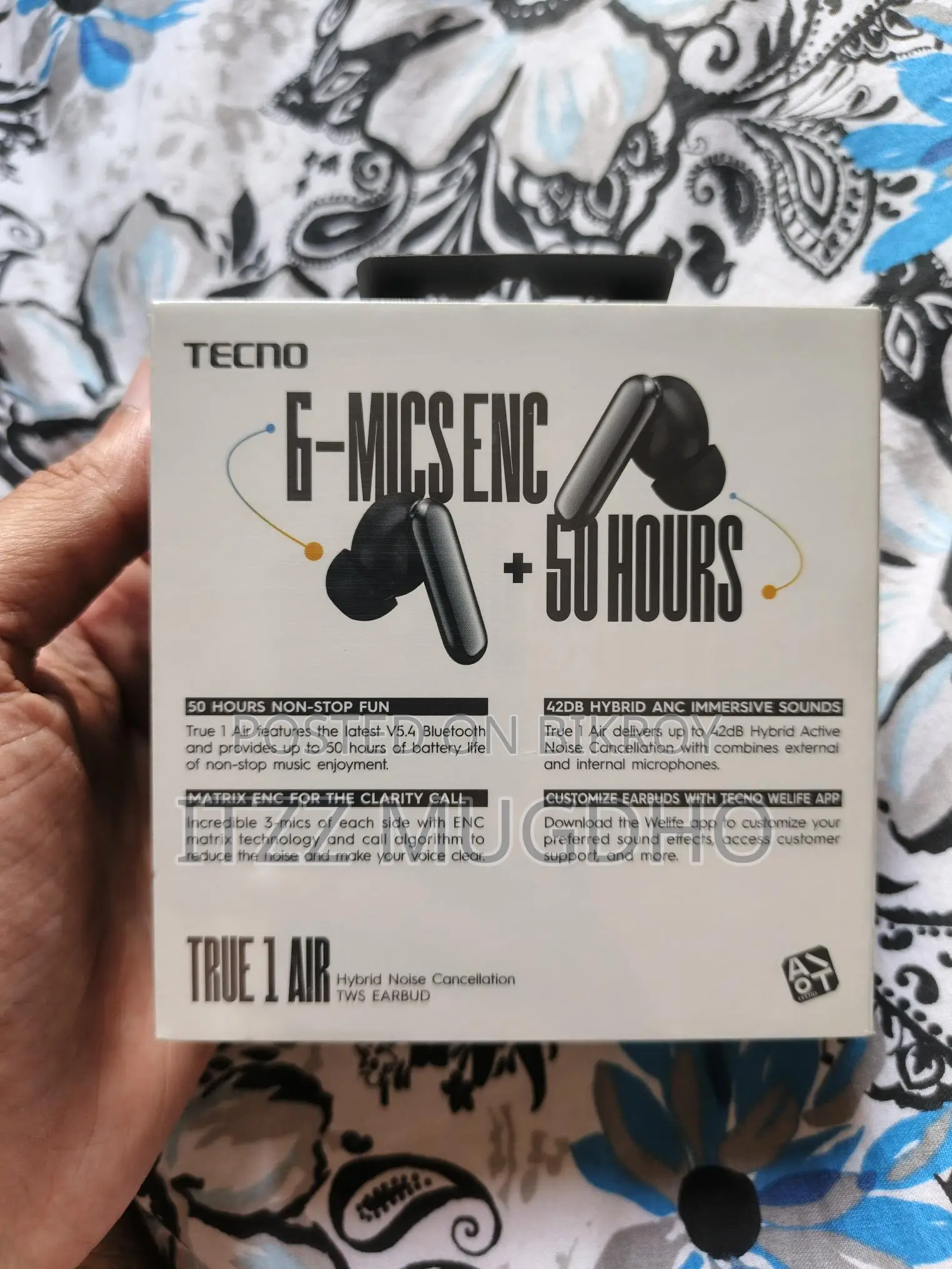 Tecno True 1 Air Brand New