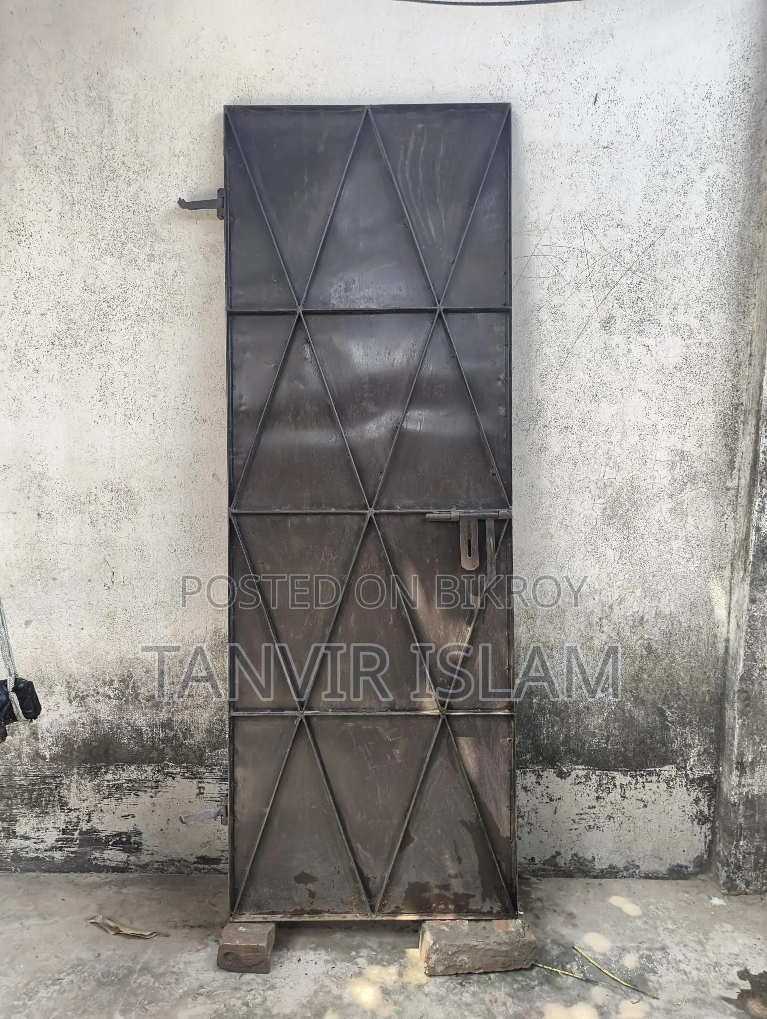 New Black Iron Door for Sale, 72x26 inches