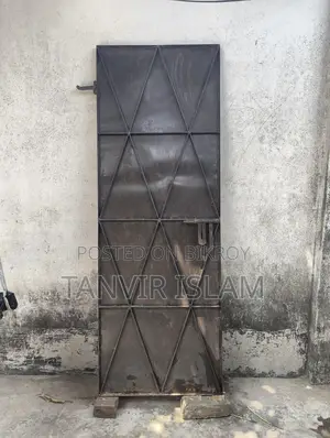 New Black Iron Door for Sale, 72x26 inches