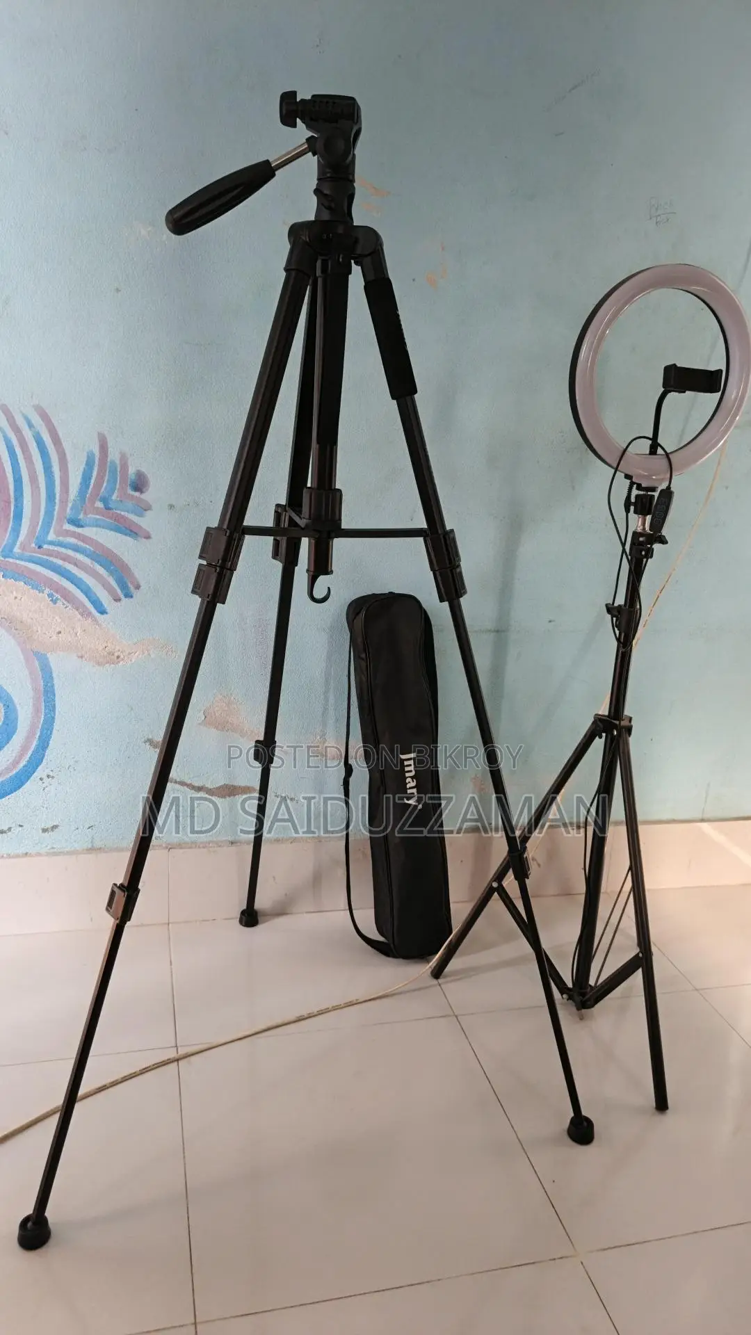 Camera Stand and Microphone