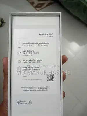 Samsung Galaxy A07 Brand new condition (Used)