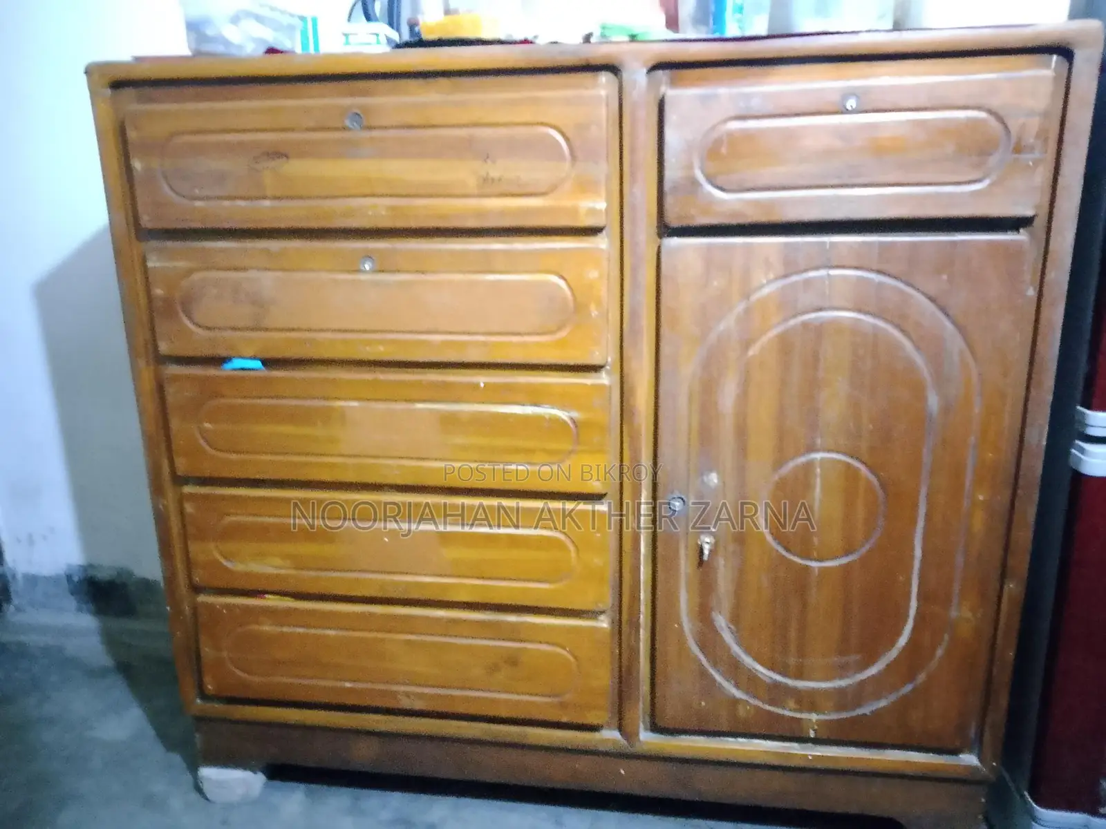 Original Chittagong Teak Wood Wardrobe