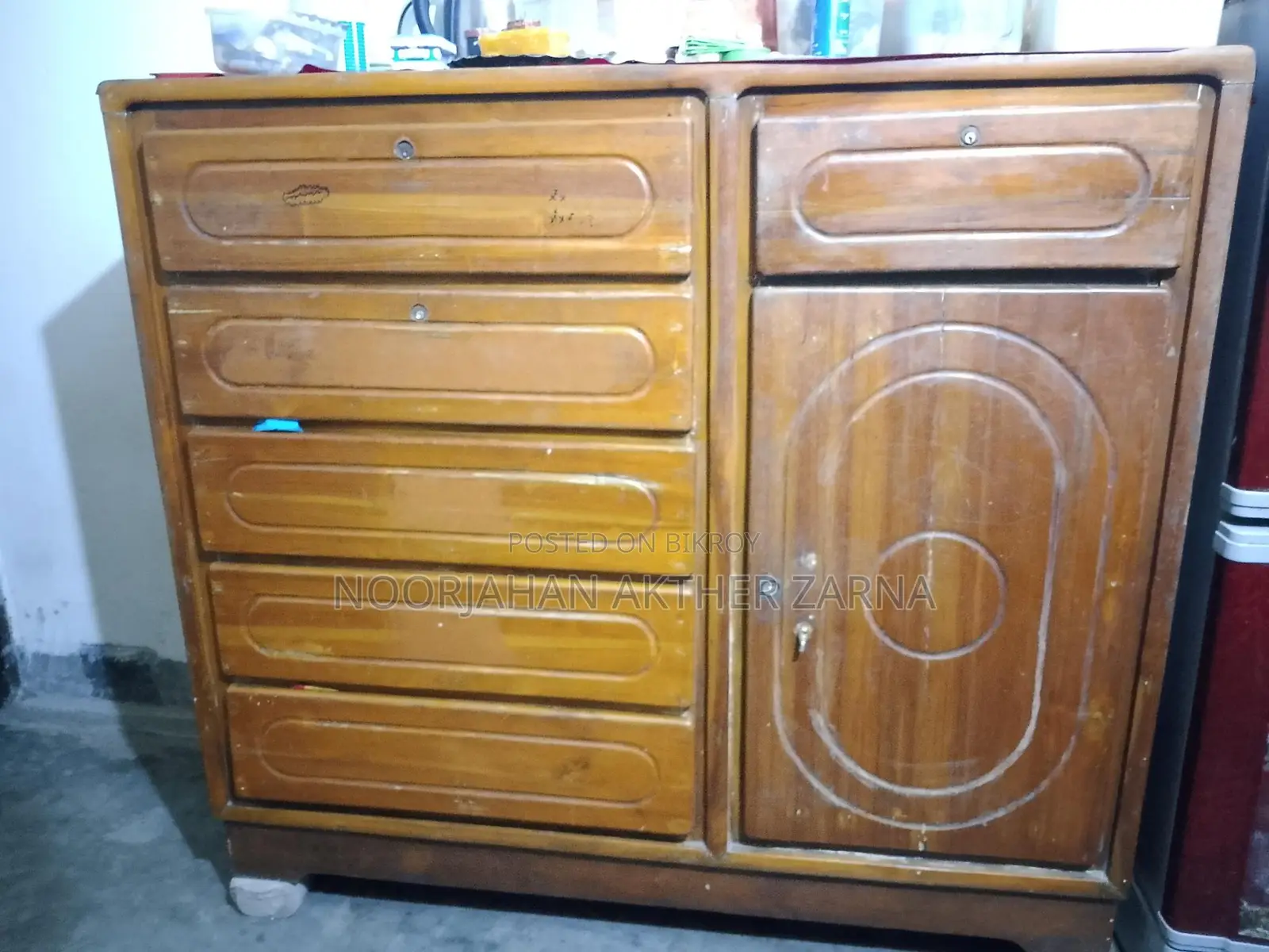 Original Chittagong Teak Wood Wardrobe