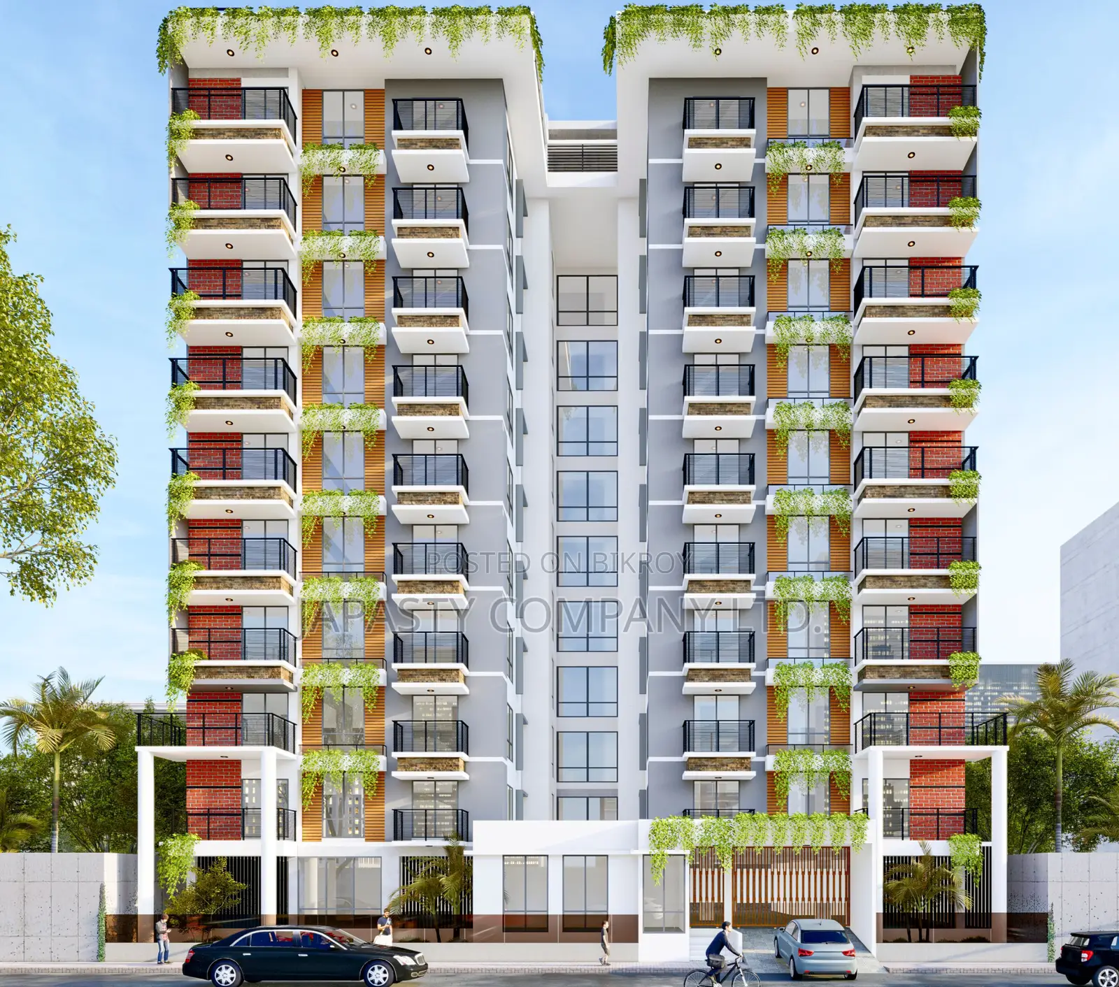4-Bedroom Ready Apartment for Sale in Bashundhara with Large Terrace