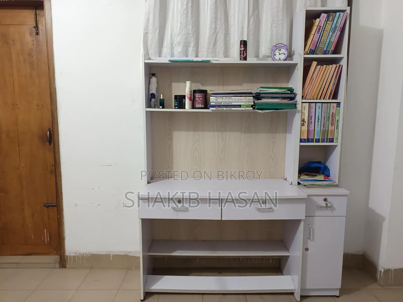 White Partex Table