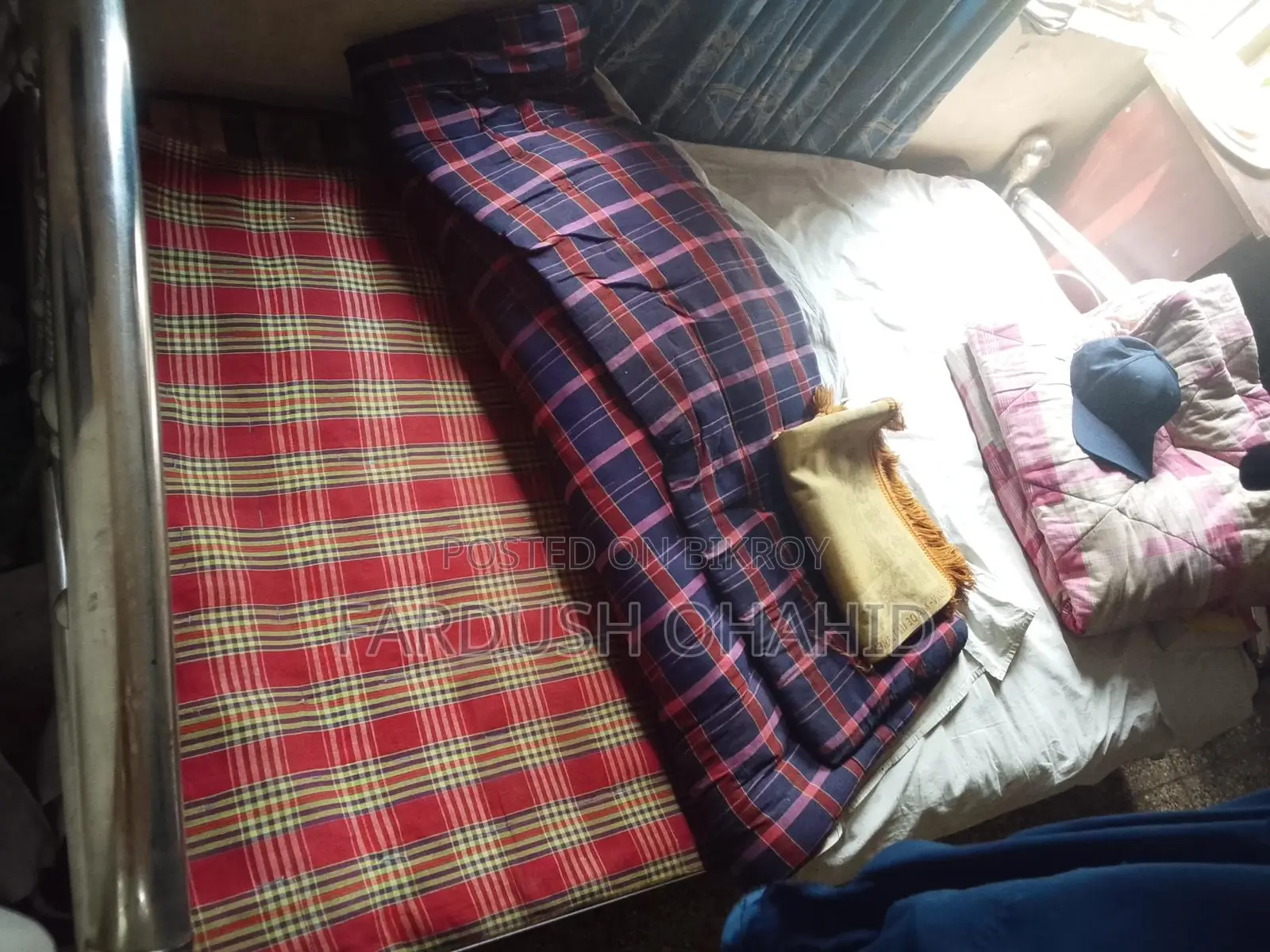 Steel Single Bed Urgent Sale