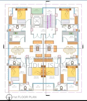 Modern flat under construction with land share for sale.