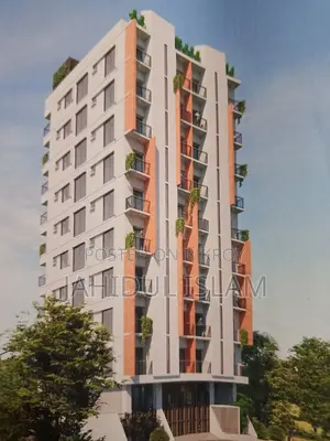 Modern flat under construction with land share for sale.