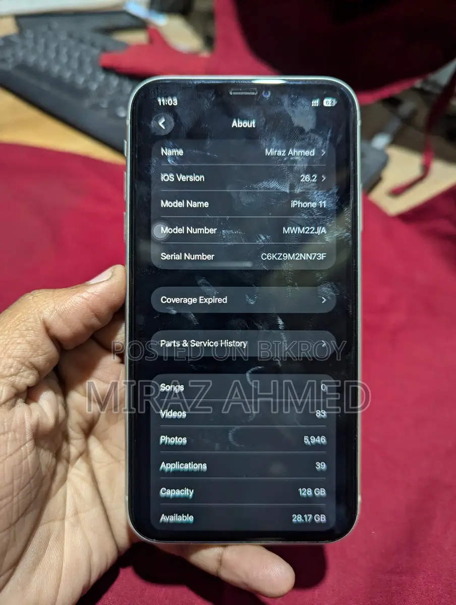 Apple iPhone 11 128 gb (Used)