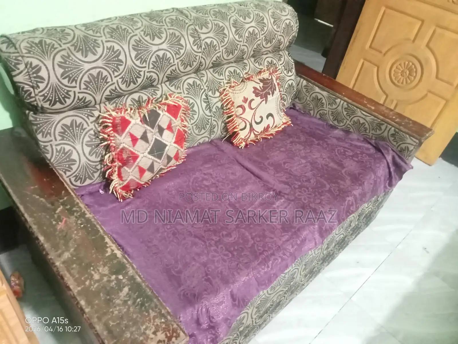 Malaysian Teak Wood Sofa 2.2.1