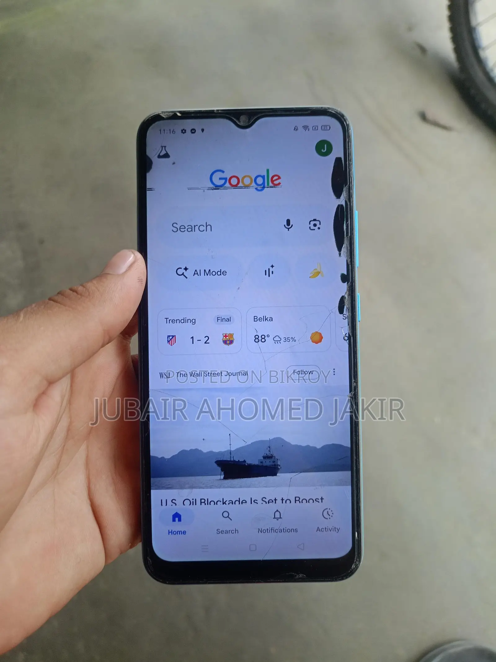Realme C20A ` (Used)