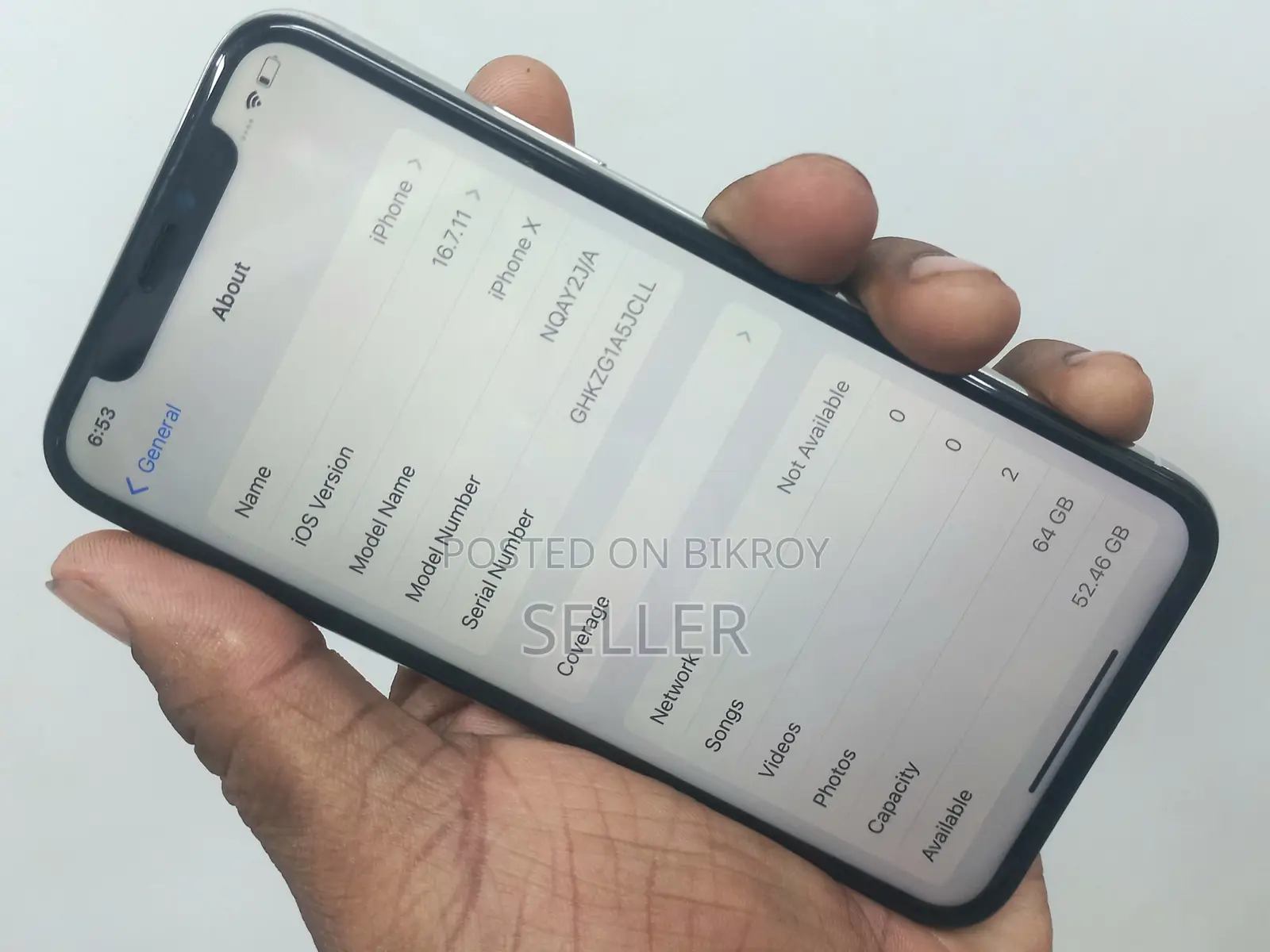 Apple iPhone X 64gb (Used)