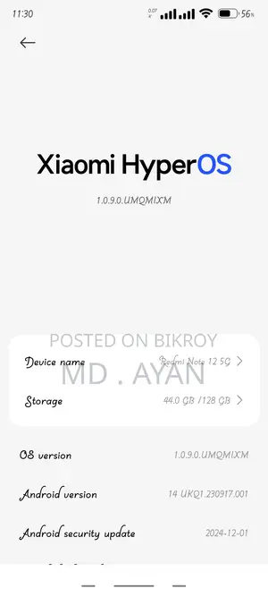 Xiaomi Redmi Note 12 (Used)