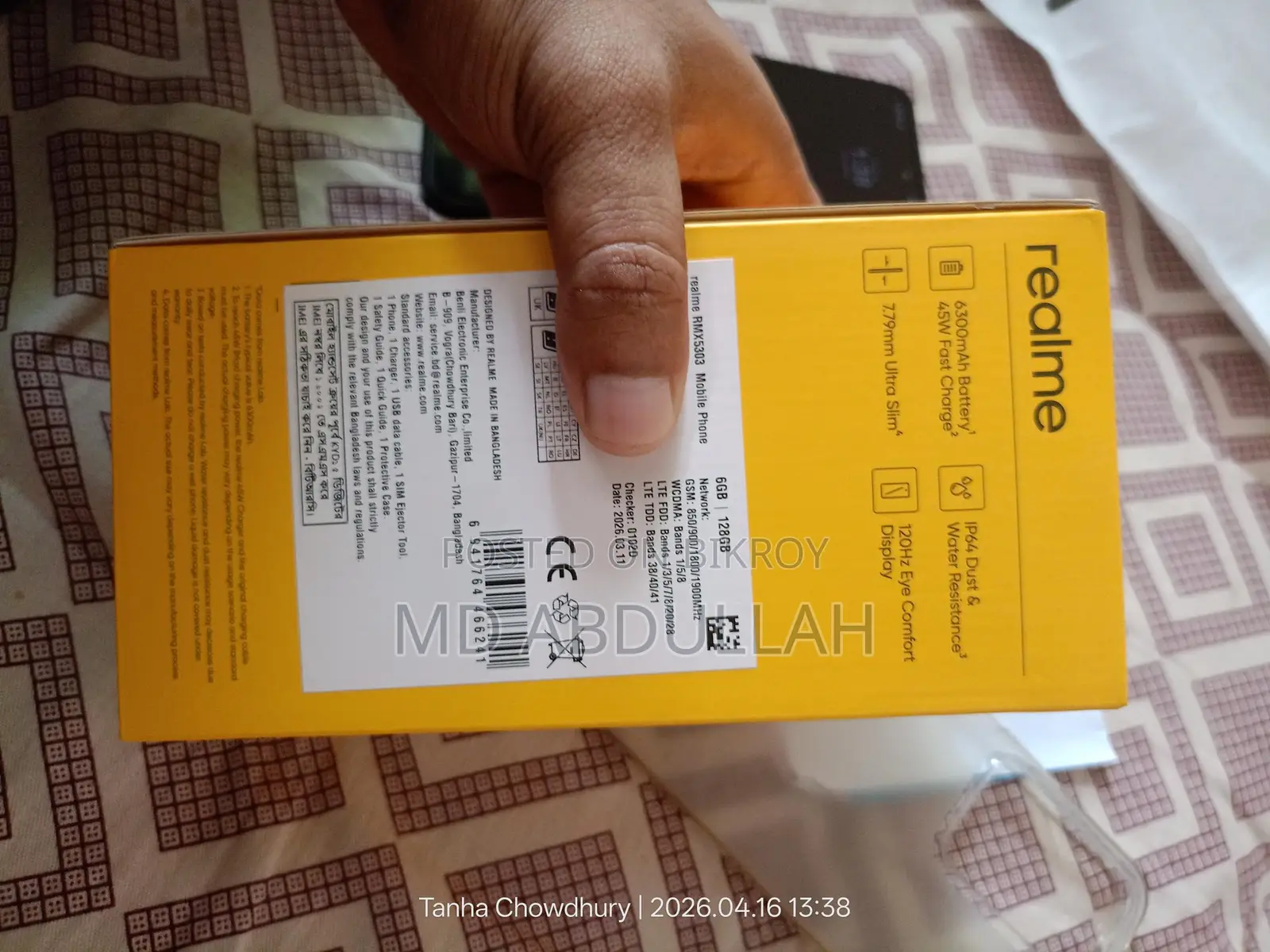 Realme C71 global edition (Used)