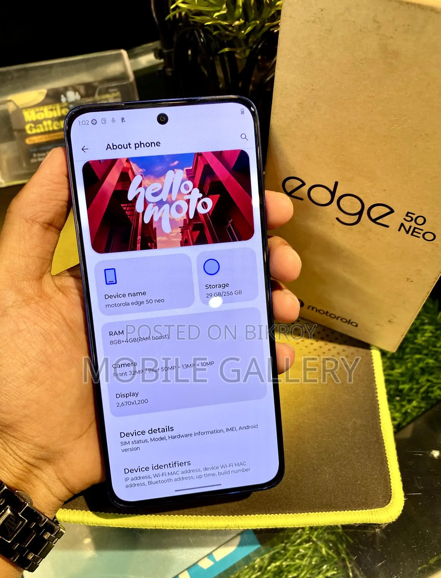 Motorola edge 50 New 8/256 (Used)