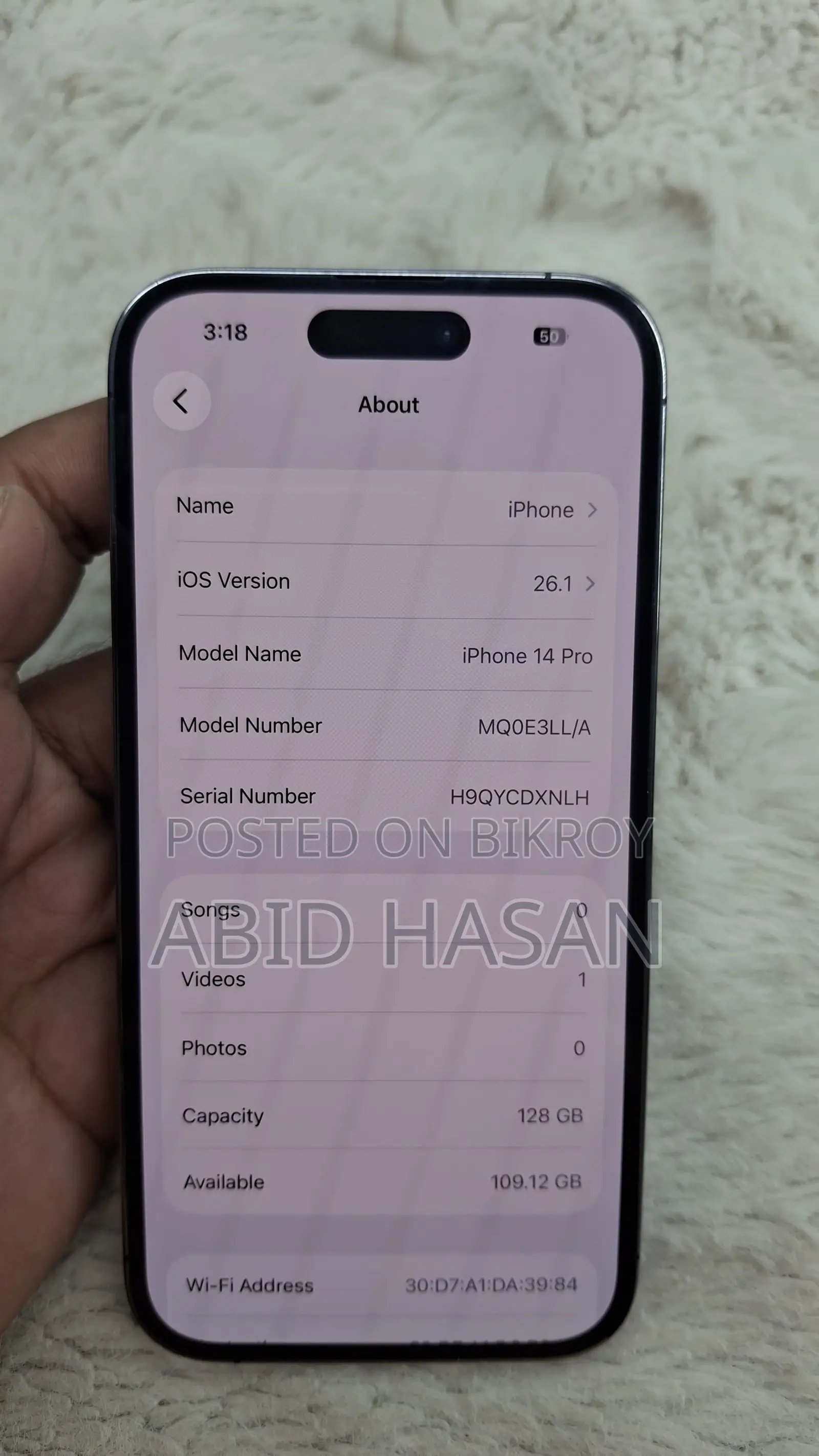 Apple iPhone 14 Pro 128, USA (Used)