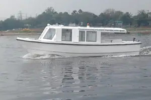 FRP Floating Diesel Rescue Boat.
