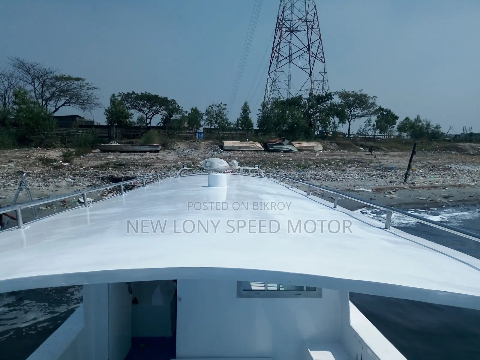 FRP Floating Diesel Rescue Boat.