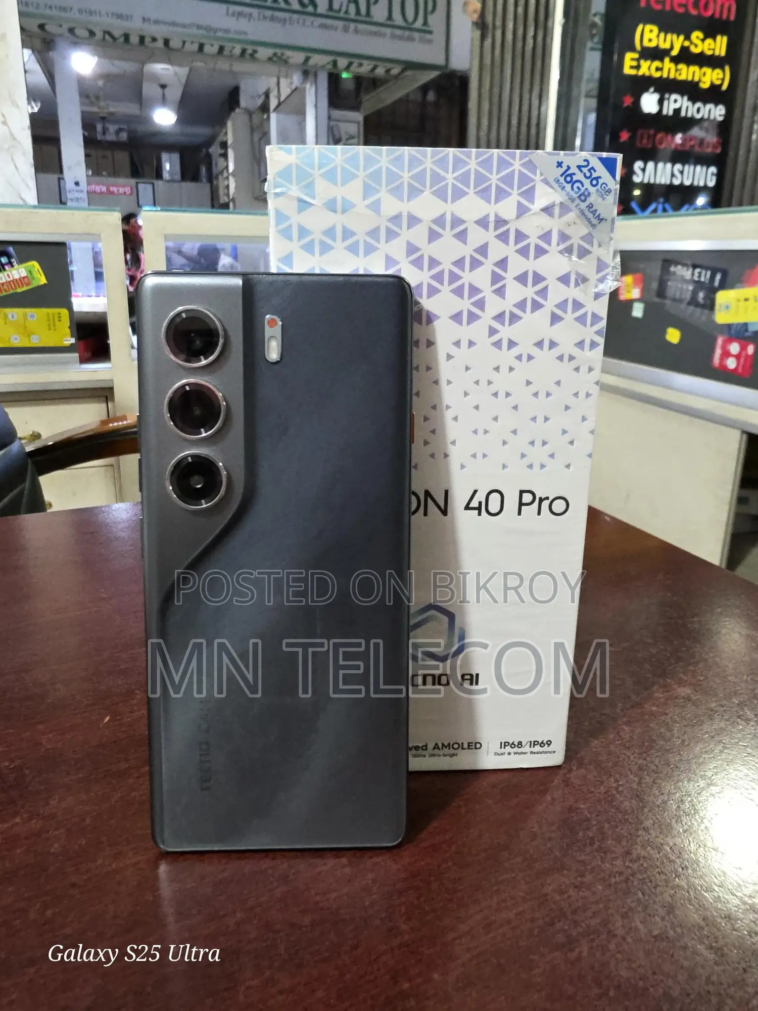 Tecno Camon 40 Pro 8/256 new condition (Used)
