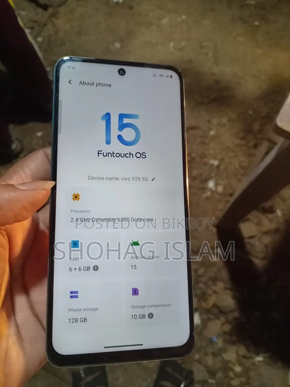 Vivo Y29 6+6/128 (Used)