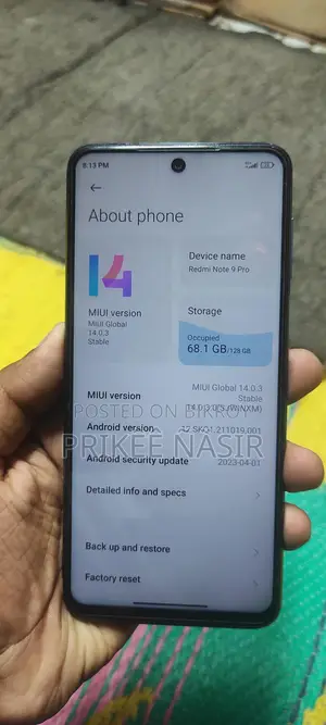 Xiaomi Note 9 Pro (Used)
