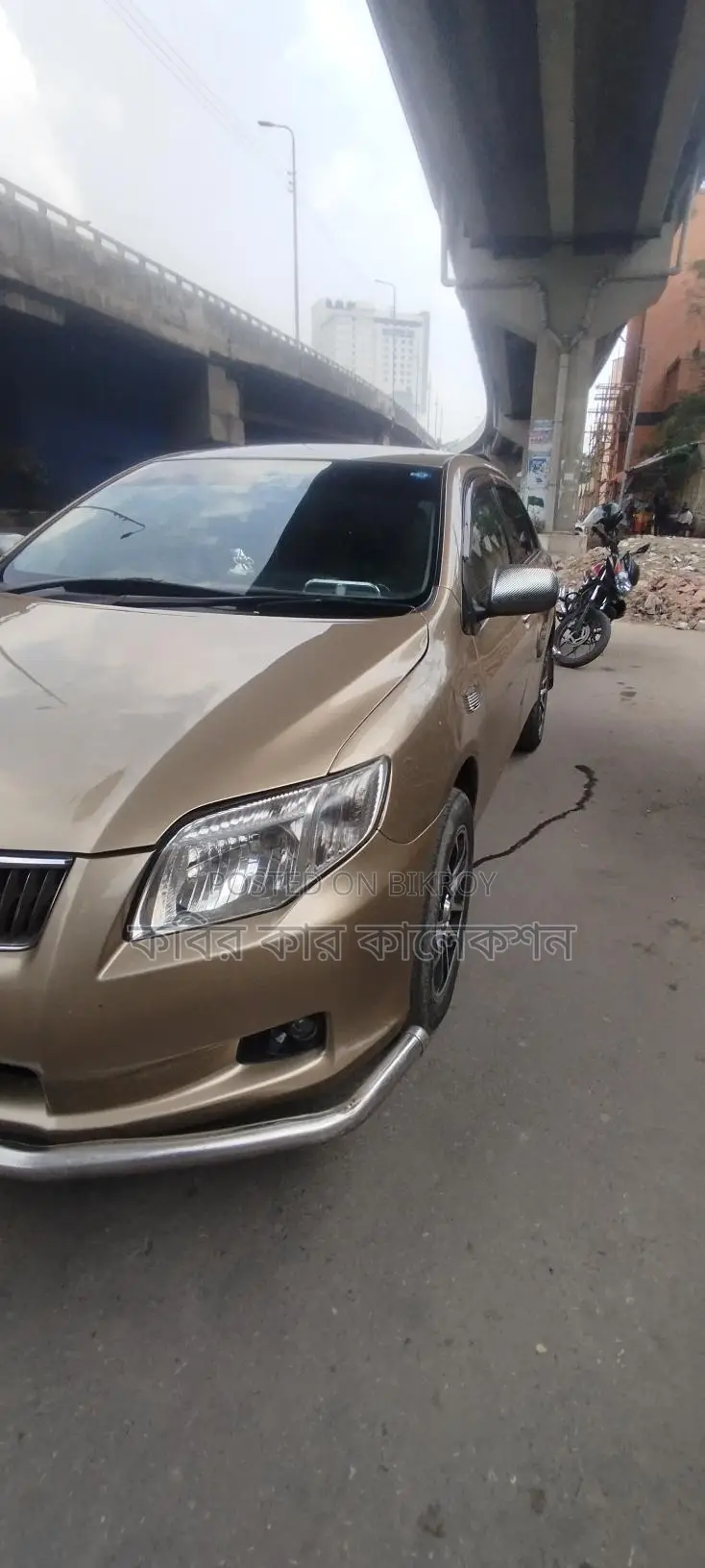 Toyota Axio silver golden 2007