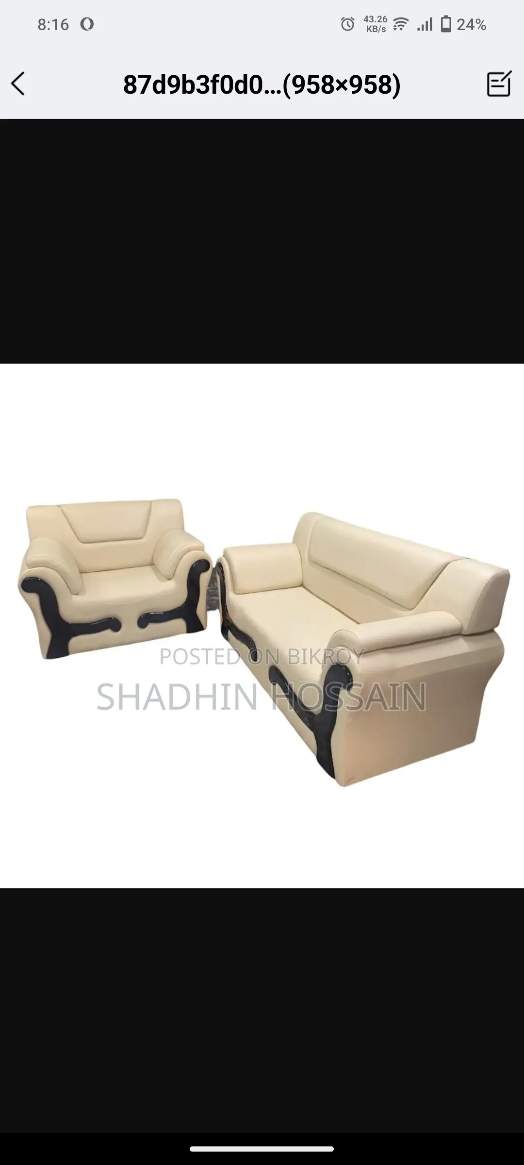 Premium Quality Box Sofa