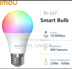 Dahua Imou CL1B-5-E27 Smart Multicolor Wi-Fi LED Bulb