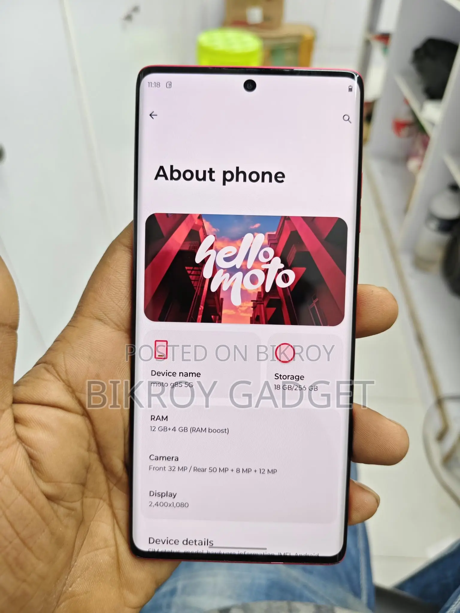 Motorola Moto G85 256 GB Pink
