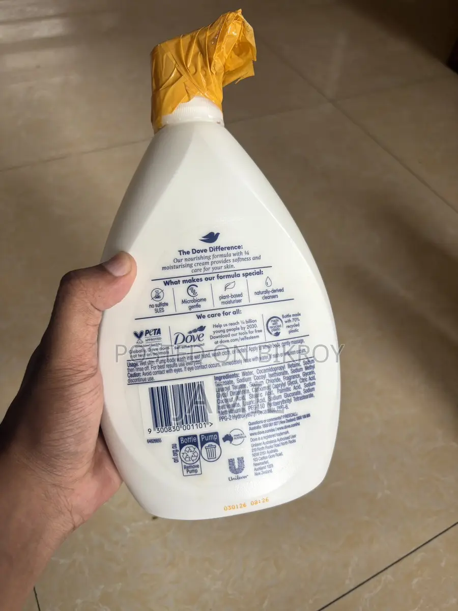 Australian Imported Dove Triple Hydrate Body Wash