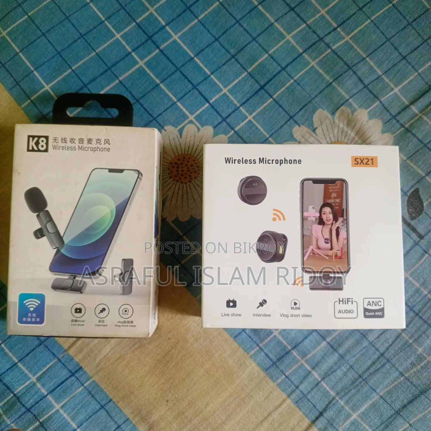 Two Wireless Microphones