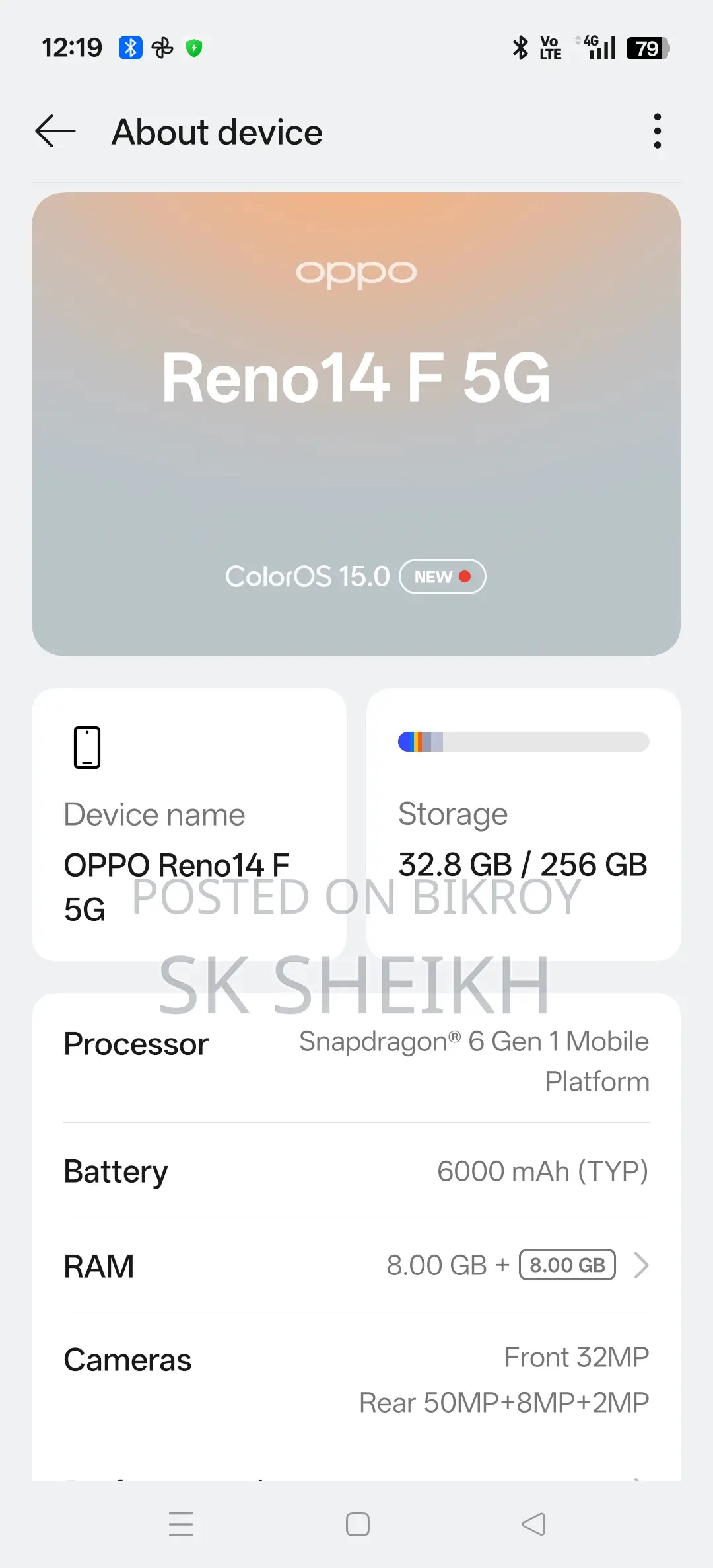 Not OPPO Reno 14 Pro (Used)