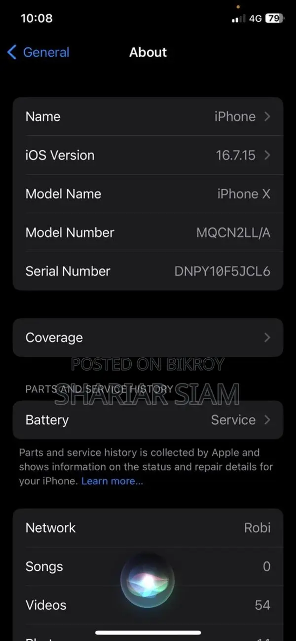 Apple iPhone X (Used)
